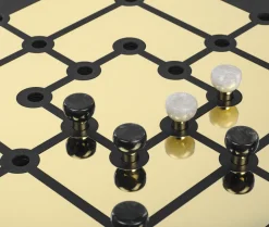 Pinetti Spielzeug & Spiele-Elegant Gold Mill Game Set for Endless Fun