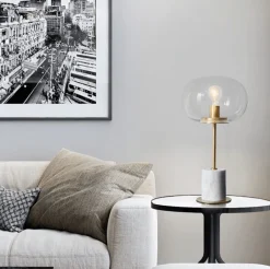 Glow u0026 Shade Beleuchtung-Elegant Marble Freedom Lamp - Decorative Lighting Accent