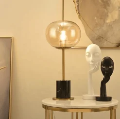 Glow u0026 Shade Beleuchtung-Elegant Marble Freedom Lamp - Decorative Lighting Accent