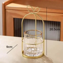 Space Savvy Küche & Esszimmer-Elegante Aufbewahrungsdose für Dessertgabel und -löffel – luxuriöser Küchen-Organizer