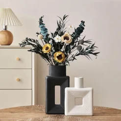 Flourish Vases Wohndeko-Elegante dekorative Vase – schicker Akzent für die Inneneinrichtung
