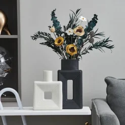Flourish Vases Wohndeko-Elegante dekorative Vase – schicker Akzent für die Inneneinrichtung
