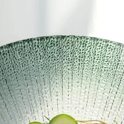 Elegance at the Table Küche & Esszimmer-Elegante Glasschale mit Farbverlauf – Dekoratives Herzstück