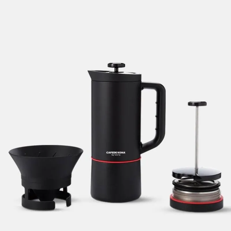 The Cozy Mug Küche & Esszimmer-Elegante 6-in-1-French-Press-Kaffeemaschine – vielseitiges Brühwerkzeug