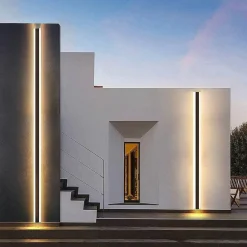 Willow u0026 Whim Beleuchtung-Elegante LED-Wandleuchte – Langes Streifendesign für modernes Dekor