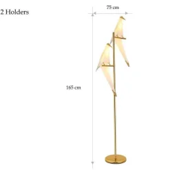 Luminous Stands Beleuchtung|Möbel-Elegante Paradisaeidae Stehleuchte - Dekorative Beleuchtungsvorrichtung