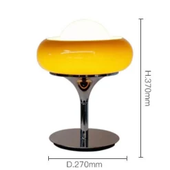 Bright Accents Beleuchtung-Elegante Tischlampen aus Glas – Dekorative Eierkuchenbeleuchtung