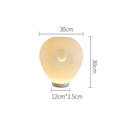 Bright Accents Beleuchtung-Elegante Vasen-Tischlampe – Kreatives Glasdesign