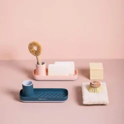 The Decor Haven Küche & Esszimmer-Eleganter bunter Schwammhalter, stilvoller Küchenorganizer