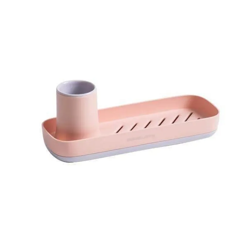 The Decor Haven Küche & Esszimmer-Eleganter bunter Schwammhalter, stilvoller Küchenorganizer