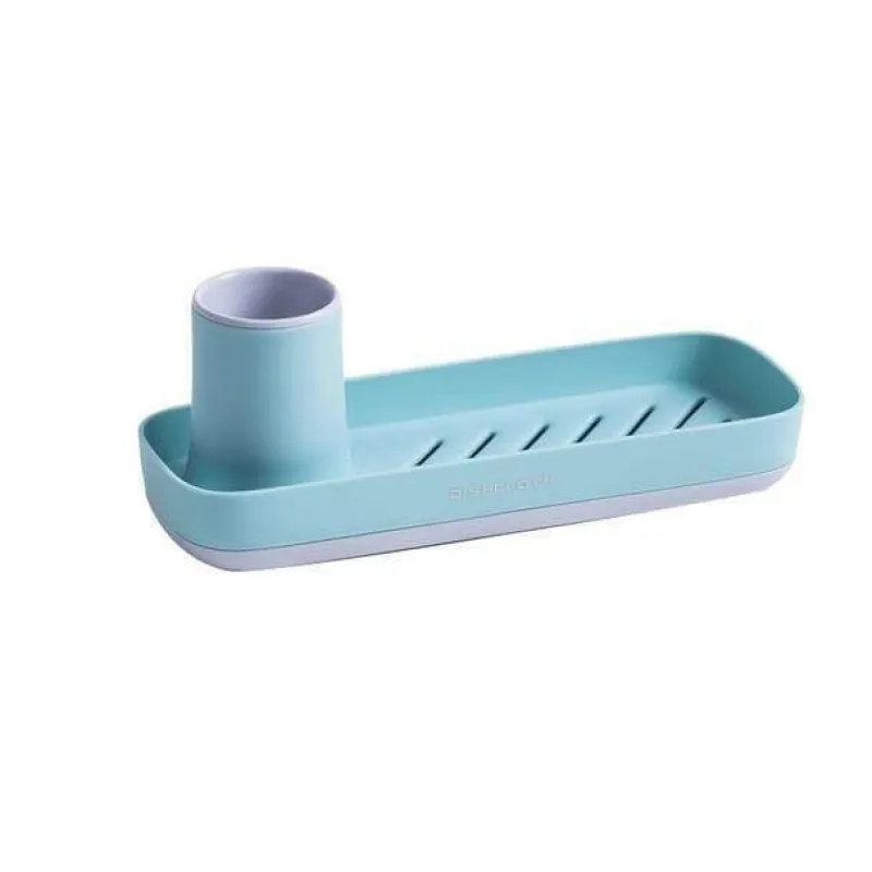 The Decor Haven Küche & Esszimmer-Eleganter bunter Schwammhalter, stilvoller Küchenorganizer