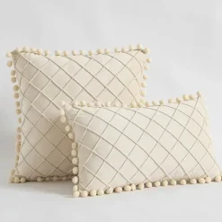 Cozy Cushions Bettzeug-Eleganter Diamond Luxe Dekorativer Kissenbezug - Kissenhülle