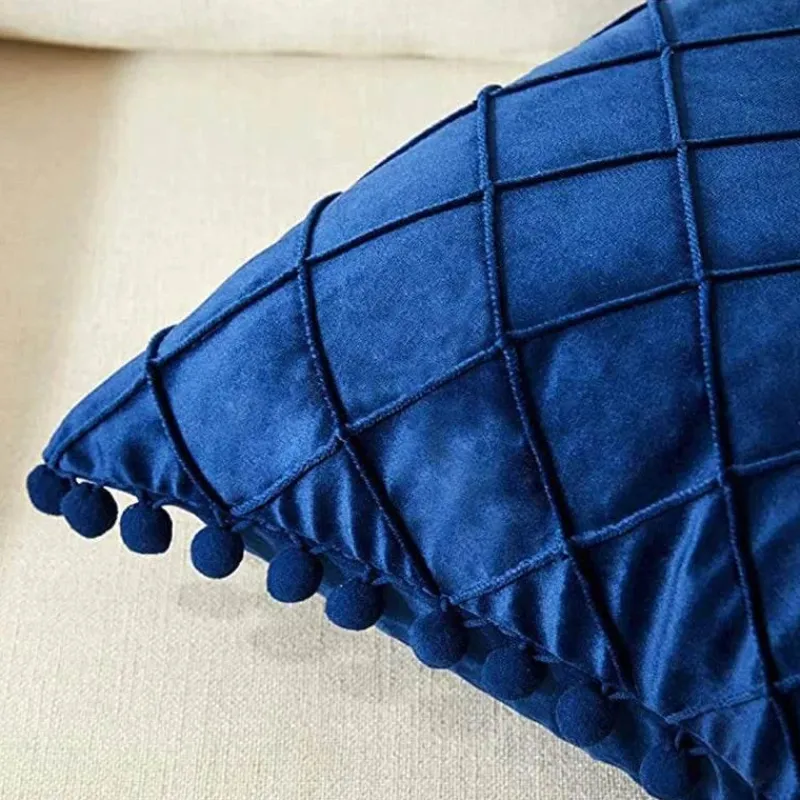 Cozy Cushions Bettzeug-Eleganter Diamond Luxe Dekorativer Kissenbezug - Kissenhülle