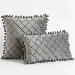 Cozy Cushions Bettzeug-Eleganter Diamond Luxe Dekorativer Kissenbezug - Kissenhülle