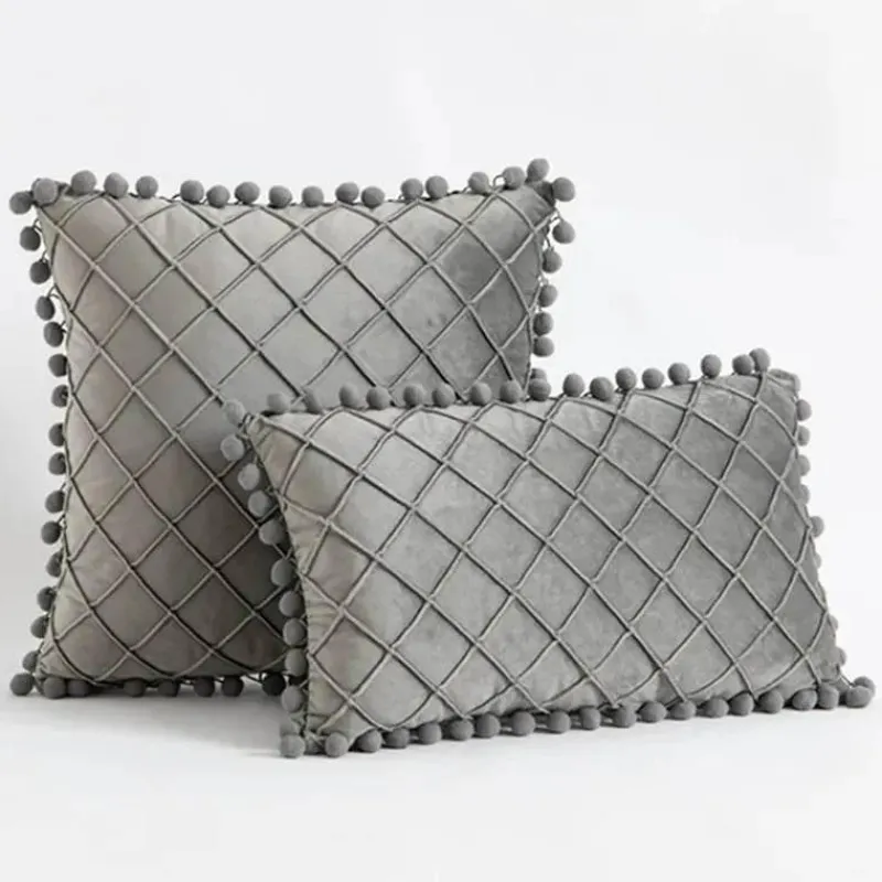 Cozy Cushions Bettzeug-Eleganter Diamond Luxe Dekorativer Kissenbezug - Kissenhülle