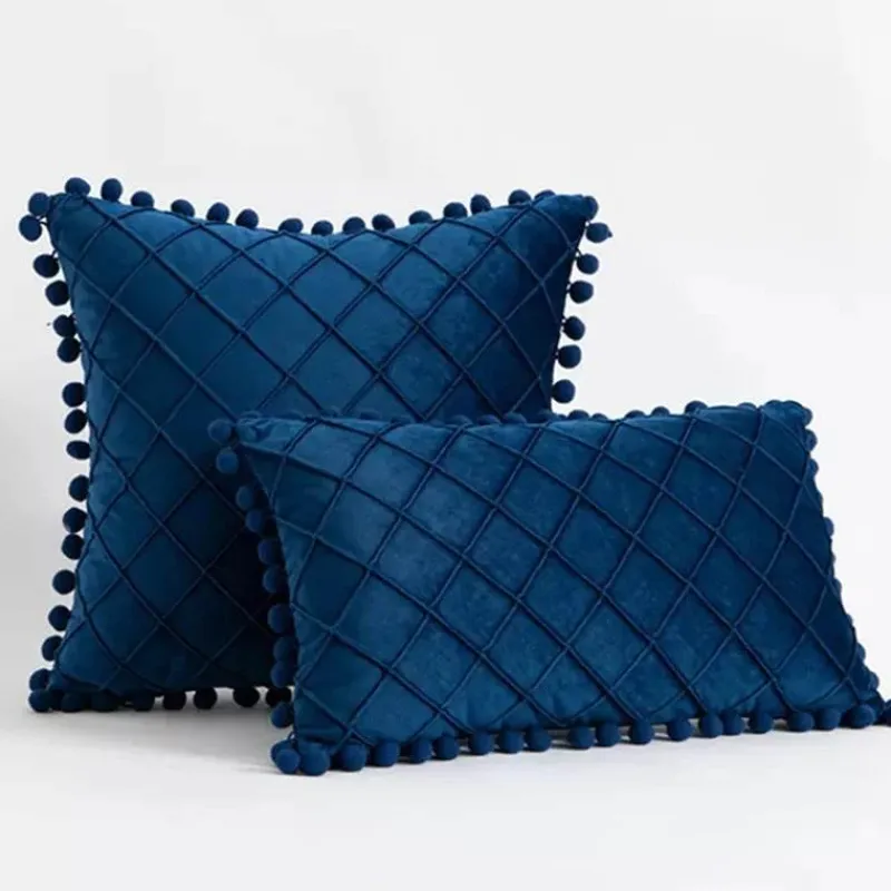 Cozy Cushions Bettzeug-Eleganter Diamond Luxe Dekorativer Kissenbezug - Kissenhülle