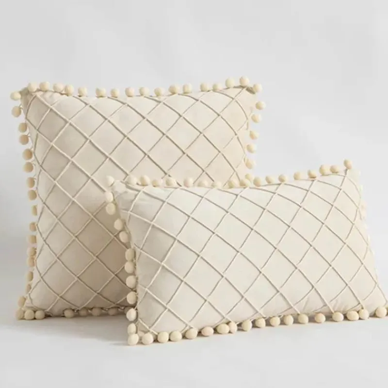 Cozy Cushions Bettzeug-Eleganter Diamond Luxe Dekorativer Kissenbezug - Kissenhülle