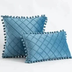 Cozy Cushions Bettzeug-Eleganter Diamond Luxe Dekorativer Kissenbezug - Kissenhülle