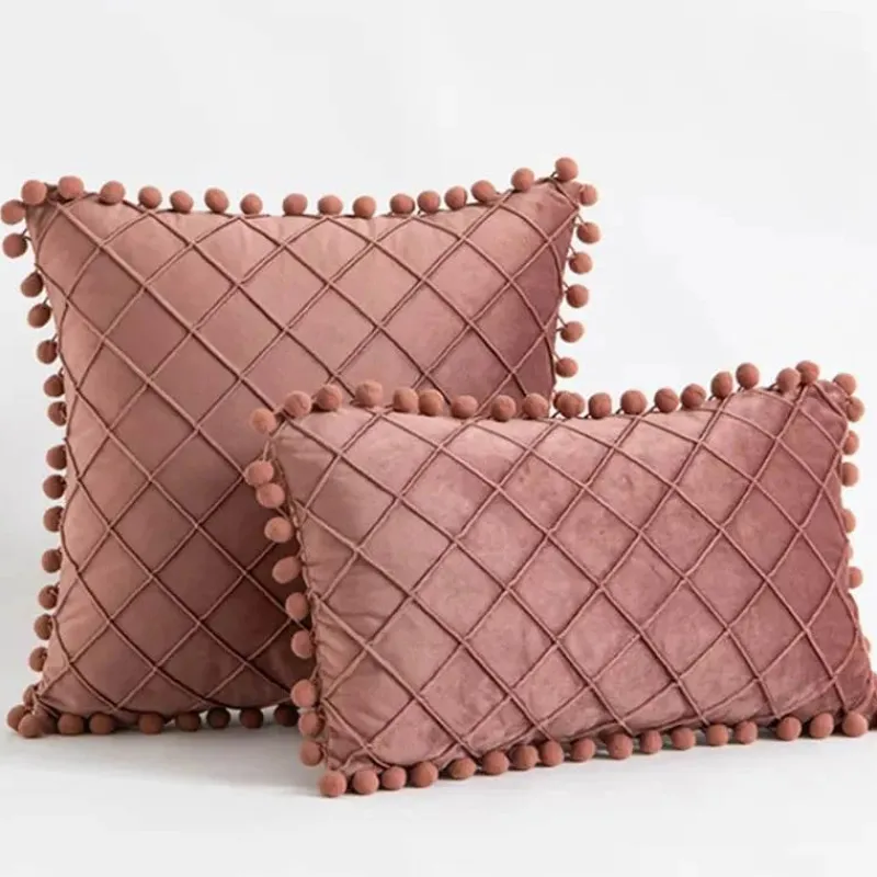 Cozy Cushions Bettzeug-Eleganter Diamond Luxe Dekorativer Kissenbezug - Kissenhülle