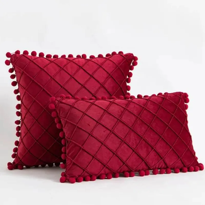 Cozy Cushions Bettzeug-Eleganter Diamond Luxe Dekorativer Kissenbezug - Kissenhülle