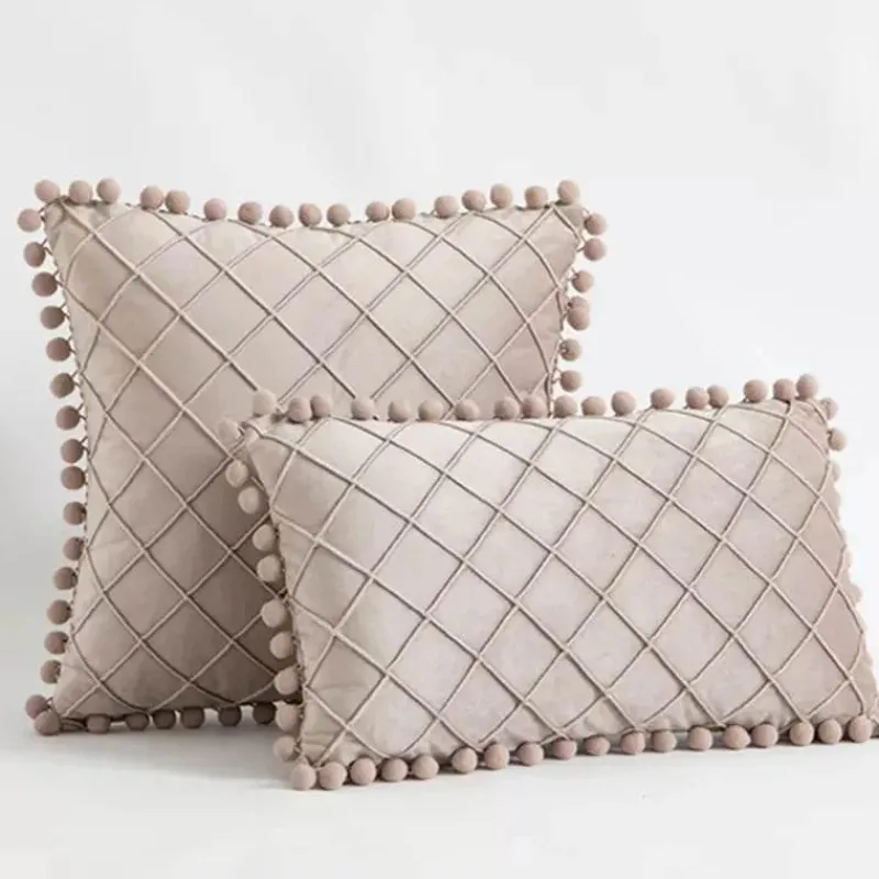 Cozy Cushions Bettzeug-Eleganter Diamond Luxe Dekorativer Kissenbezug - Kissenhülle