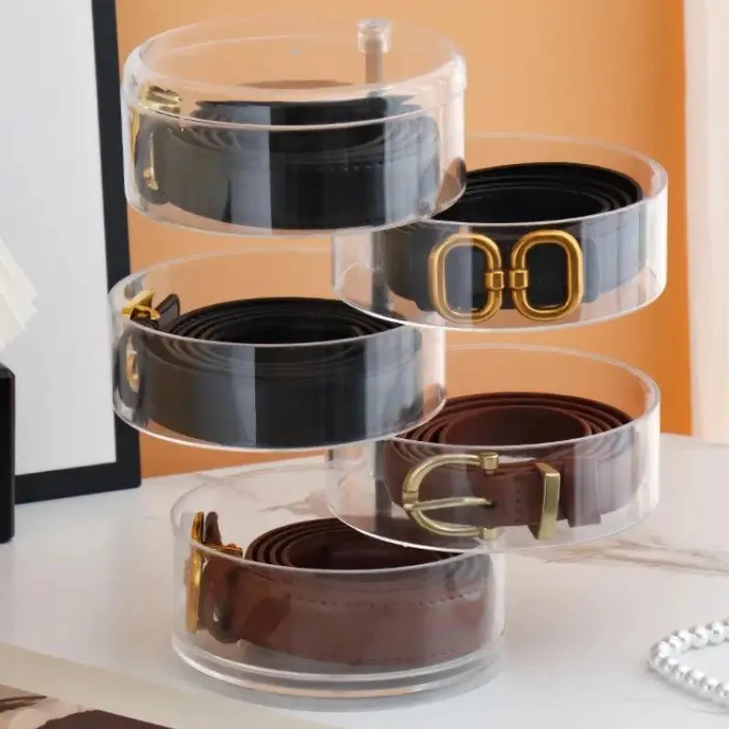 Room to Spare Aufbewahrung Und Organisation-Eleganter drehbarer Schmuck-Organizer – Transparente, mehrschichtige Aufbewahrungsbox