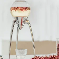 The Cozy Mug Küche & Esszimmer-Eleganter dreibeiniger Filterkaffee-/Teebereiter – Stilvolle Brühstation