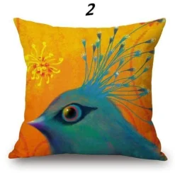 Plush Perch Bettzeug-Eleganter Kissenbezug mit Blumenvase – luxuriöser Kissenbezug für die Inneneinrichtung