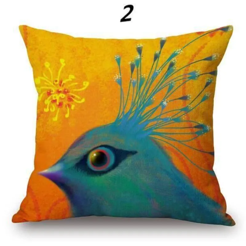 Plush Perch Bettzeug-Eleganter Kissenbezug mit Blumenvase – luxuriöser Kissenbezug für die Inneneinrichtung