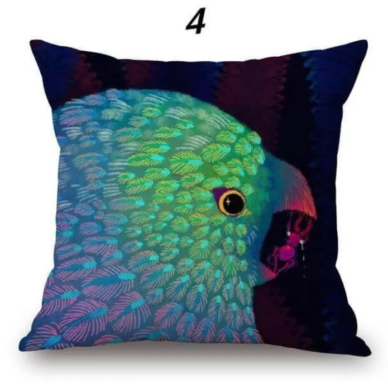 Plush Perch Bettzeug-Eleganter Kissenbezug mit Blumenvase – luxuriöser Kissenbezug für die Inneneinrichtung