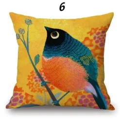 Plush Perch Bettzeug-Eleganter Kissenbezug mit Blumenvase – luxuriöser Kissenbezug für die Inneneinrichtung