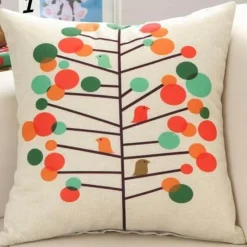 Plush Perch Bettzeug-Eleganter Kissenbezug mit Blumenvase – luxuriöser Kissenbezug für die Inneneinrichtung