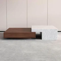 The Coffee Table Co. Möbel-Eleganter Marmor-Couchtisch - Alaric Design