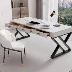 The Lounge Loft Möbel-Eleganter moderner Büroschreibtisch – Stilvolle Arbeitsplatzmöbel