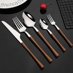 Cutlery Craft Küche & Esszimmer-Elegantes Edelstahl-Besteckset – Premium-Essbesteck