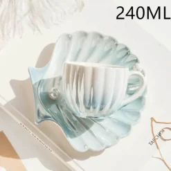 Plates u0026 More Küche & Esszimmer-Elegantes Porzellantassen-Set – Luxuriöses Kaffee- und Tee-Trinkgeschirr-Geschenk