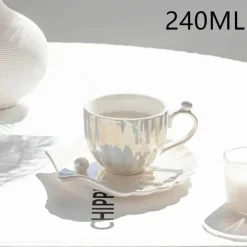 Plates u0026 More Küche & Esszimmer-Elegantes Porzellantassen-Set – Luxuriöses Kaffee- und Tee-Trinkgeschirr-Geschenk