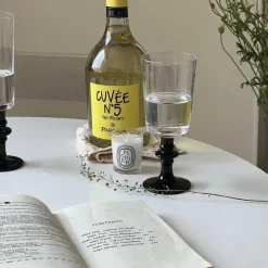 Plates u0026 More Küche & Esszimmer-Elegantes Rotweinkelch-Set – Champagner-Trinkgeschirr aus Kristall für Hochzeiten