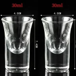 Plates u0026 More Küche & Esszimmer-Elegantes Set aus Weinkaraffe und Eiskrug aus Glas – Zubehör für die Hausbar