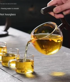 The Cozy Mug Küche & Esszimmer-Elegantes Tee-Ei-Set aus Glas – magnetisches Brühzubehör