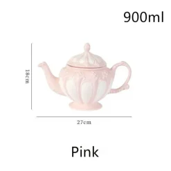 Plates u0026 More Küche & Esszimmer-Elegantes Teeservice aus Porzellan – Teekanne, Tassen, Untertassen, Kaffeekanne für Partys