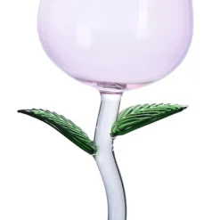 Deco Küche & Esszimmer-Elegantes Weinglas in Rosenform – Dekoratives Glas für besondere Anlässe