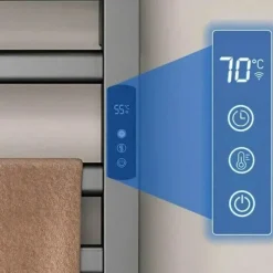 The Blissful Bath Badezimmer-Elektrisch beheizter Handtuchhalter - Intelligenter Organizer-Trockner