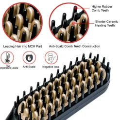 PureGlow Männerpflege|Körperpflege-Elektrische Bartglätterbürste – Multifunktionales Pflegewerkzeug