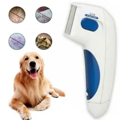 Furendo Haustierzubehör|Reinigungswerkzeuge Für Haustiere-Elektrische Floh- und Läuseentfernungsbürste - Haustierpflegewerkzeug