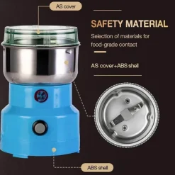 The Cozy Mug Küche & Esszimmer-Elektrische Mini-Kaffee- und Gewürzmühle – Kompakte Küchenmühle