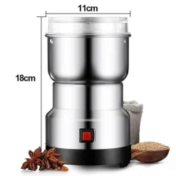 The Cozy Mug Küche & Esszimmer-Elektrische Mini-Kaffeemühle – Leistungsstarke Bohnenmühle