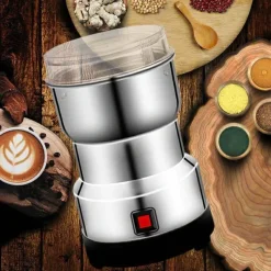 The Cozy Mug Küche & Esszimmer-Elektrische Mini-Kaffeemühle – Leistungsstarke Bohnenmühle