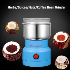 The Cozy Mug Küche & Esszimmer-Elektrische Mini-Kaffeemühle – Leistungsstarke Bohnenmühle