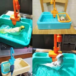 Decor Haustierzubehör-Elektrischer Badewannenhahn - Dekorativer Wasserhahn mit Vogeldesign